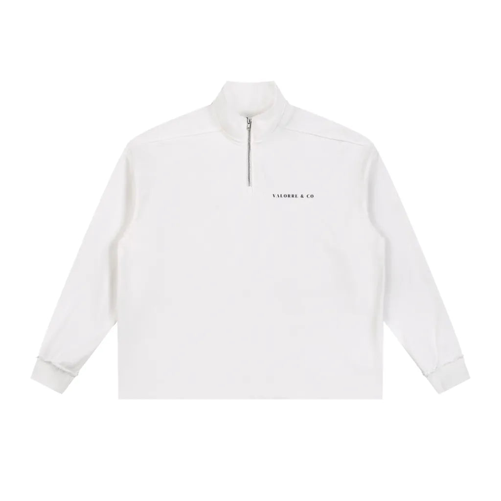 Half Zip Apparel long sleeve sweater