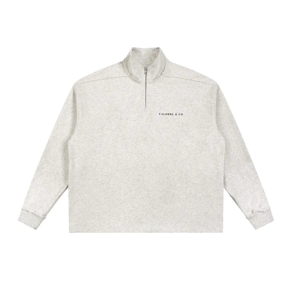 Half Zip Apparel long sleeve sweater