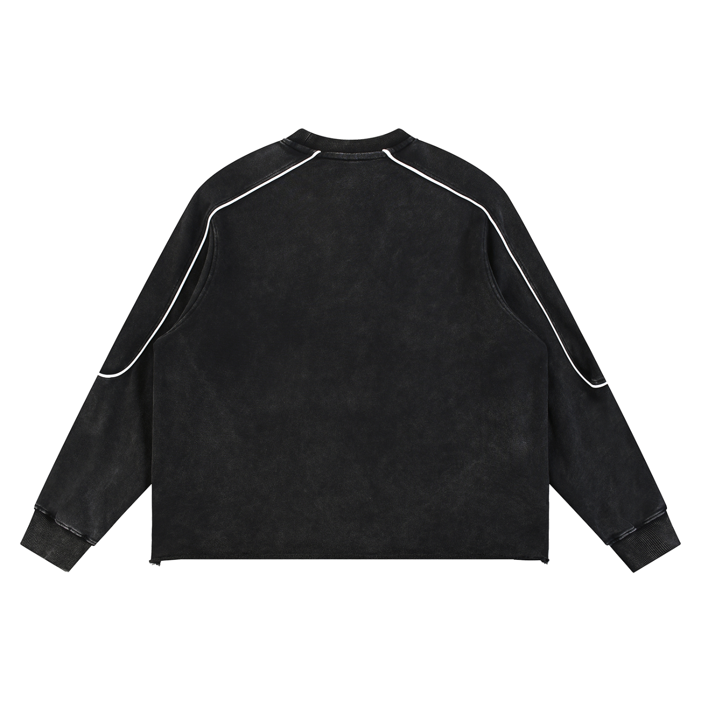 Mineral washed apparel sweater
