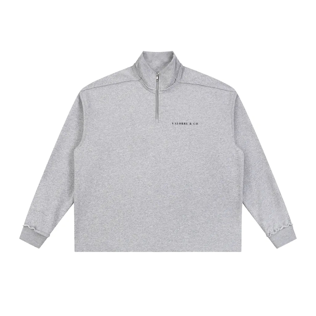 Half Zip Apparel long sleeve sweater
