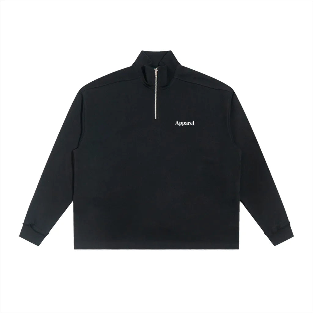 Half Zip Apparel long sleeve sweater