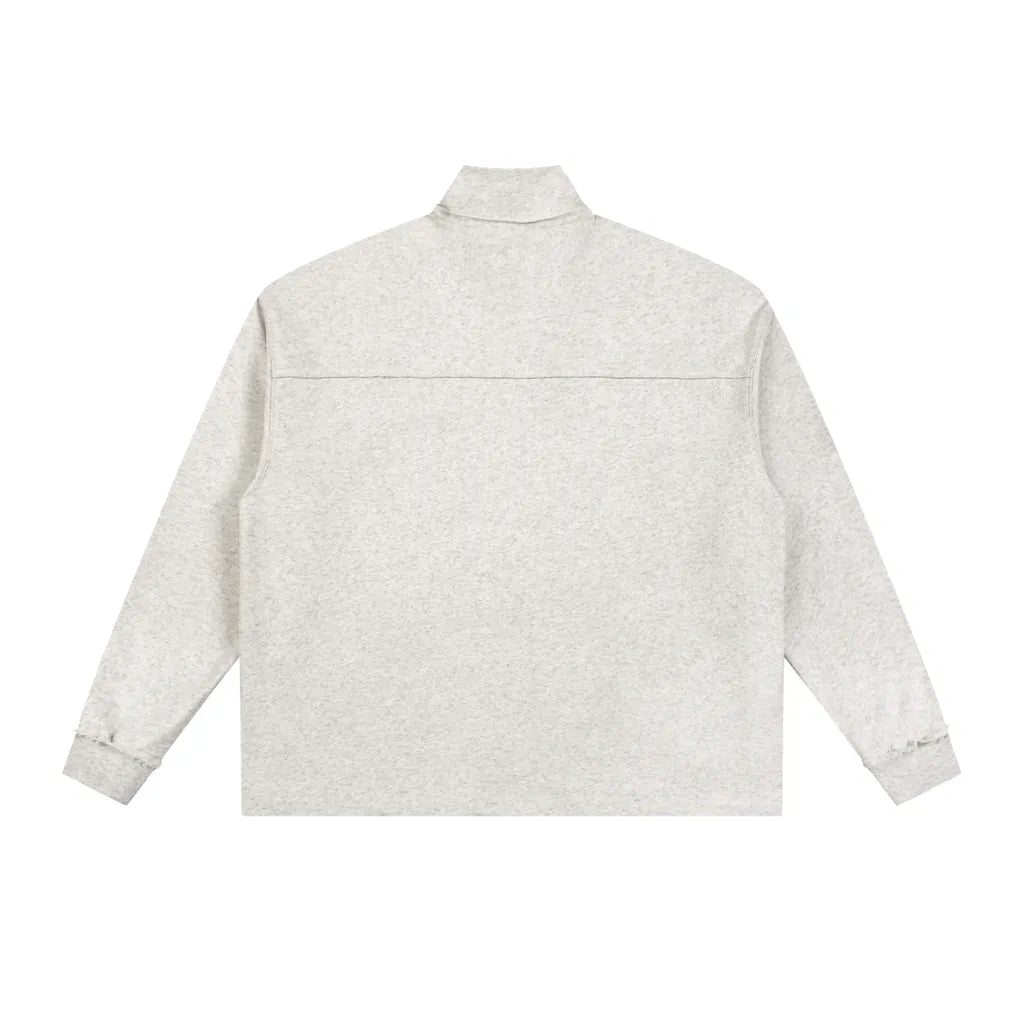 Half Zip Apparel long sleeve sweater